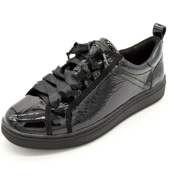 Zinnia Sneaker Black Patent Leather New 